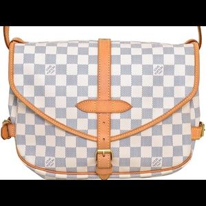 Louis Vuitton Damier Azur Saumur